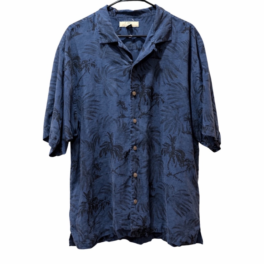 Vintage Tommy Bahama 100% Silk Camp Shirt